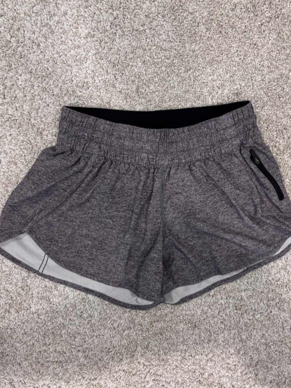 Women's Gray Performance Running Shorts